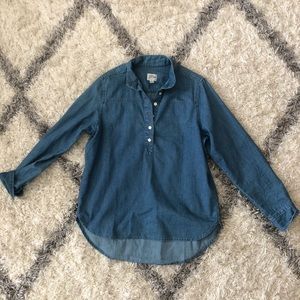 NWOT J. Crew Denim Shirt